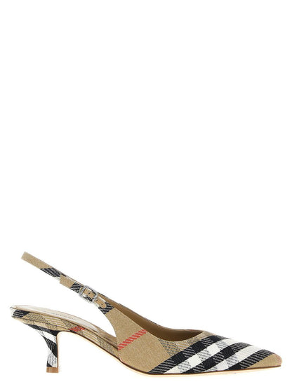 Burberry Slingback Rutig