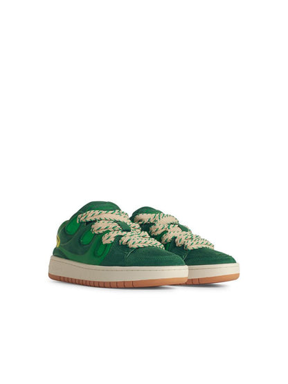 Barrow 'Skate' gröna lädersneakers