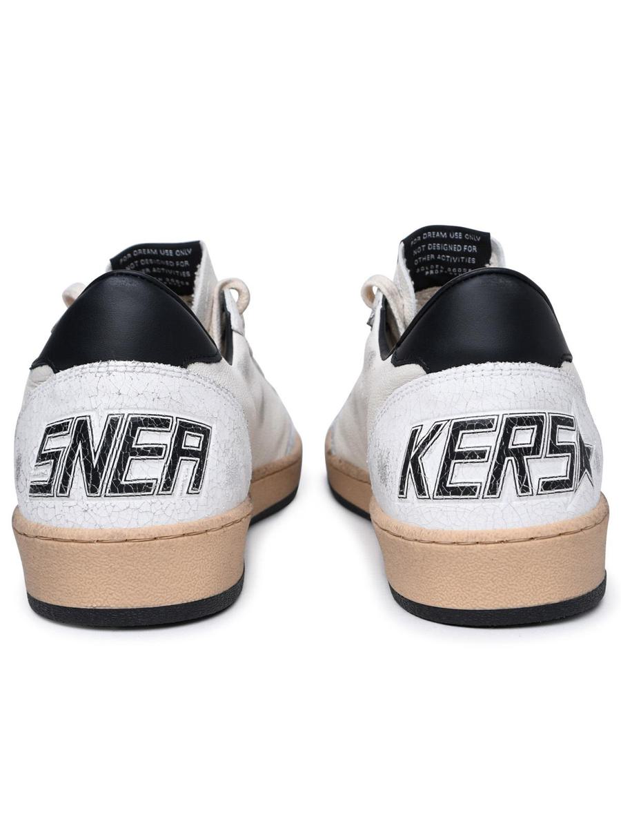 Golden Goose 'Ball Star' Vita Lädersneakers