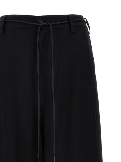 Y-3 Adidas 'Y-3 Rayon Twill Wide' Byxor