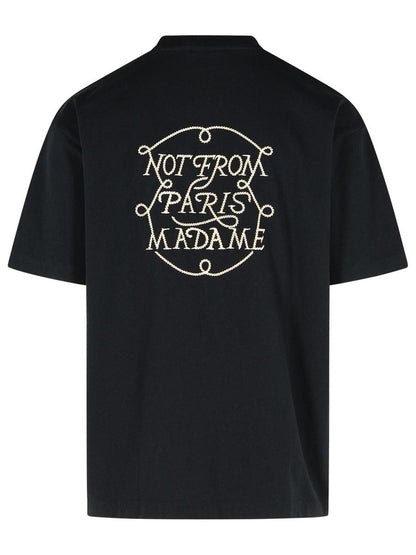 Drôle De Monsieur Svart T-shirt i bomull