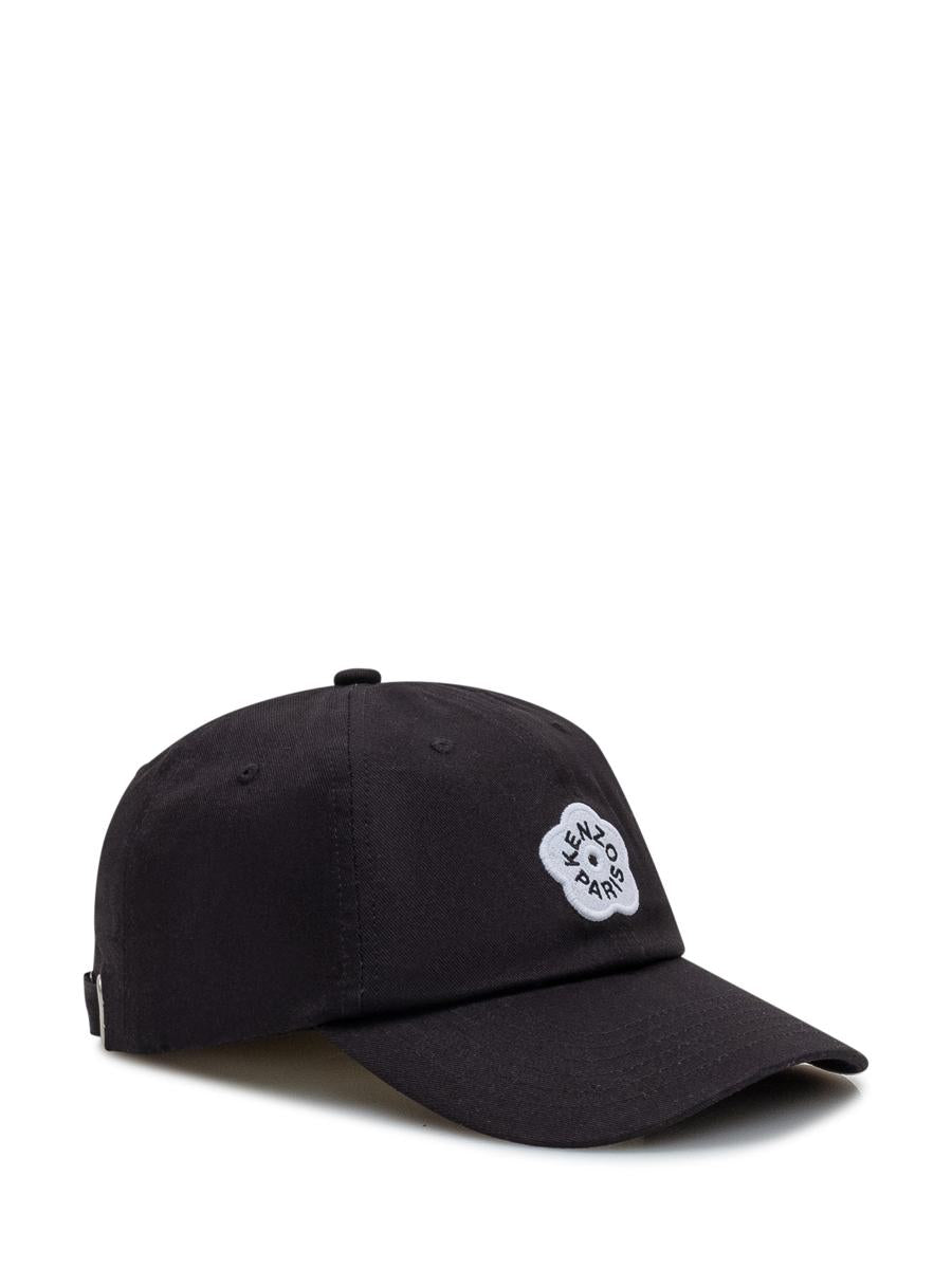 Kenzo Kenzo svart keps med blommig logotyp