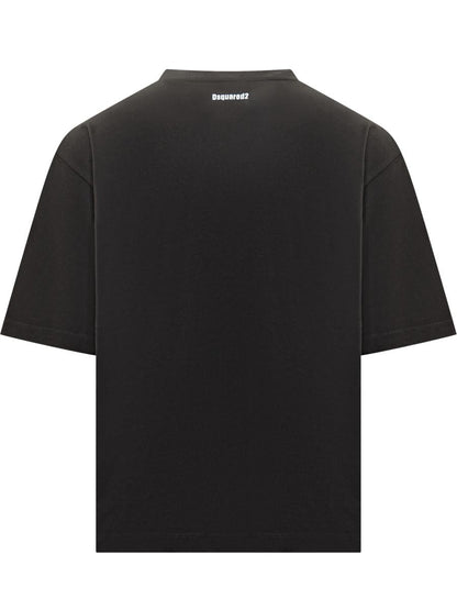 DSQUARED2 Svart Obsessed2 T-shirt från Dsquared2