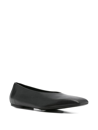 Rick Owens läderbalettskor