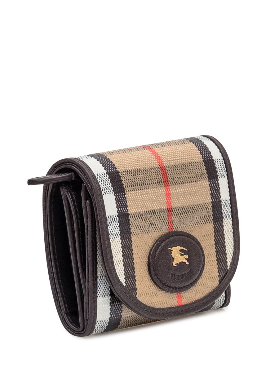 Burberry Burberry Plånbok i tartantyg och läder