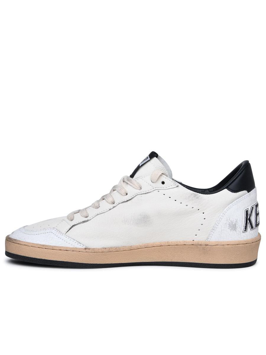 Golden Goose 'Ball Star' Vita Lädersneakers