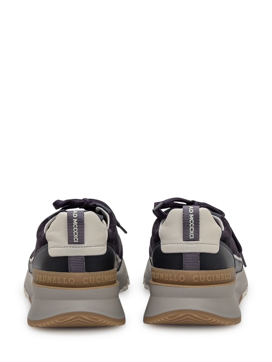 Brunello Cucinelli Brunello Cucinelli Sneakers i mocka och läder