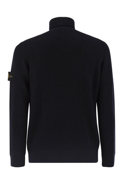 Stone Island Fint Ribbad Polotröja