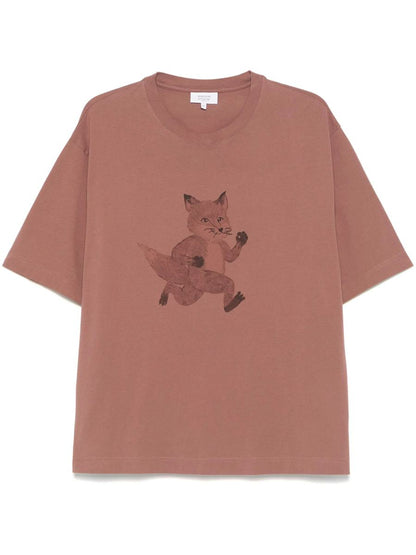 Maison Kitsuné T-shirts och pikétröjor