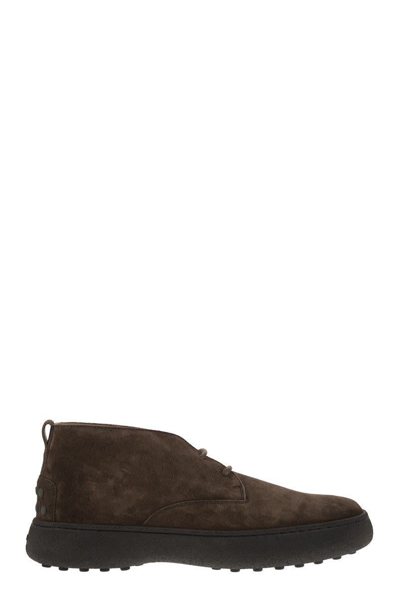 Tod'S Mocka Läder Ankelboots