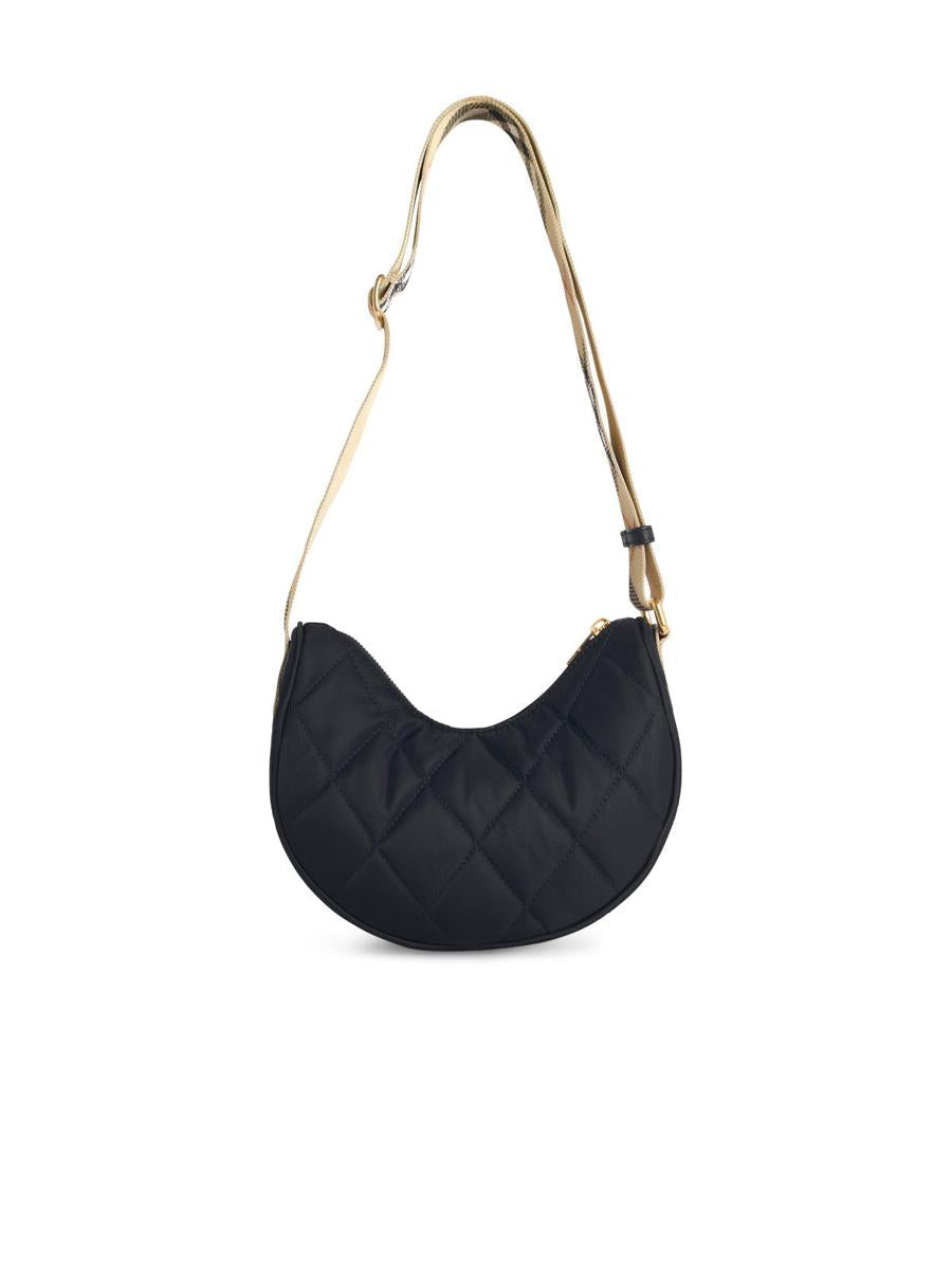 Burberry 'Horseshoe' svart tygväska