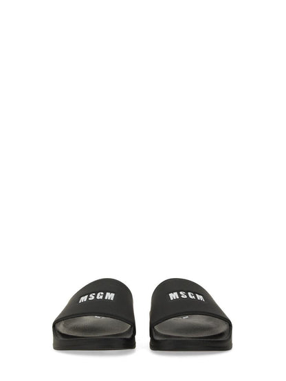Msgm Slidesandaler med logotyp