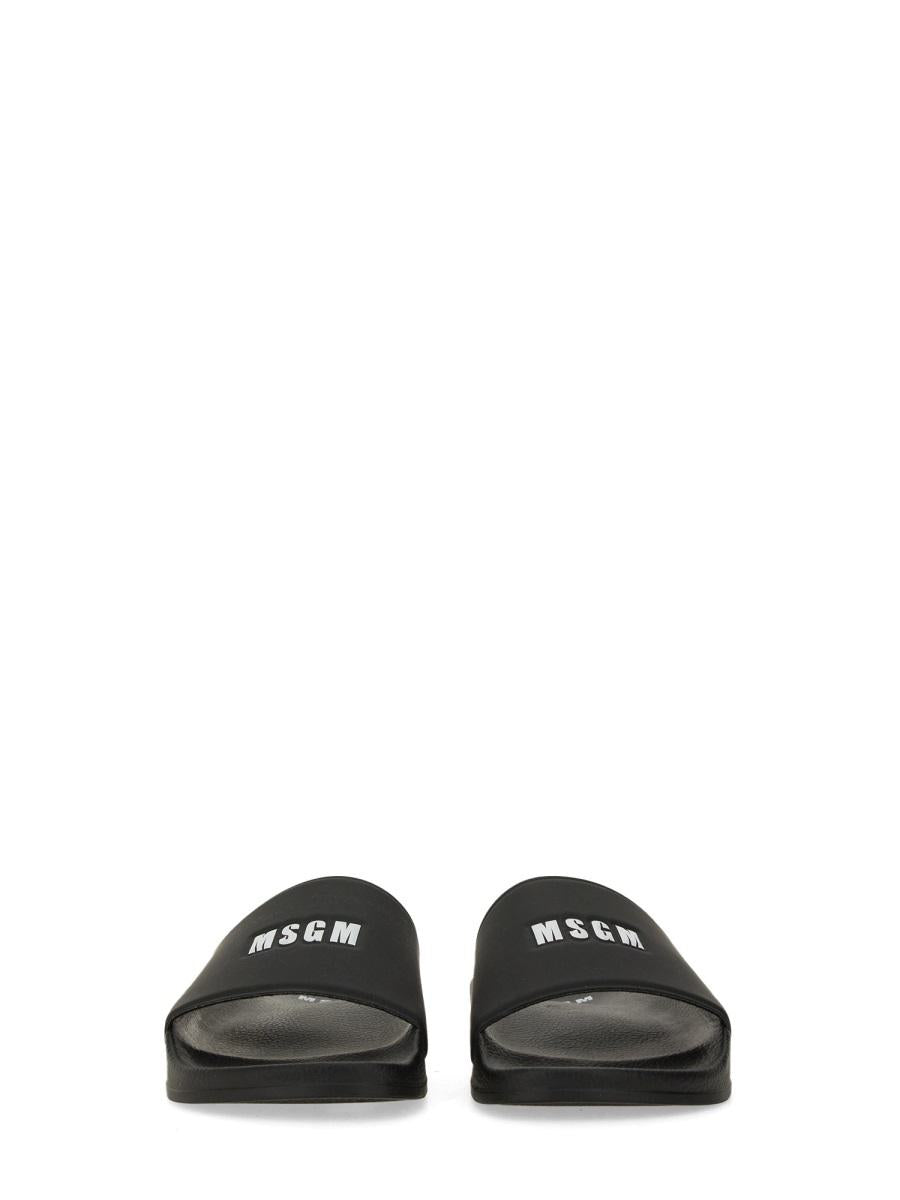 Msgm Slidesandaler med logotyp