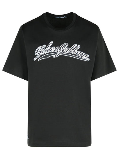Dolce &amp; Gabbana svart bomulls-T-shirt