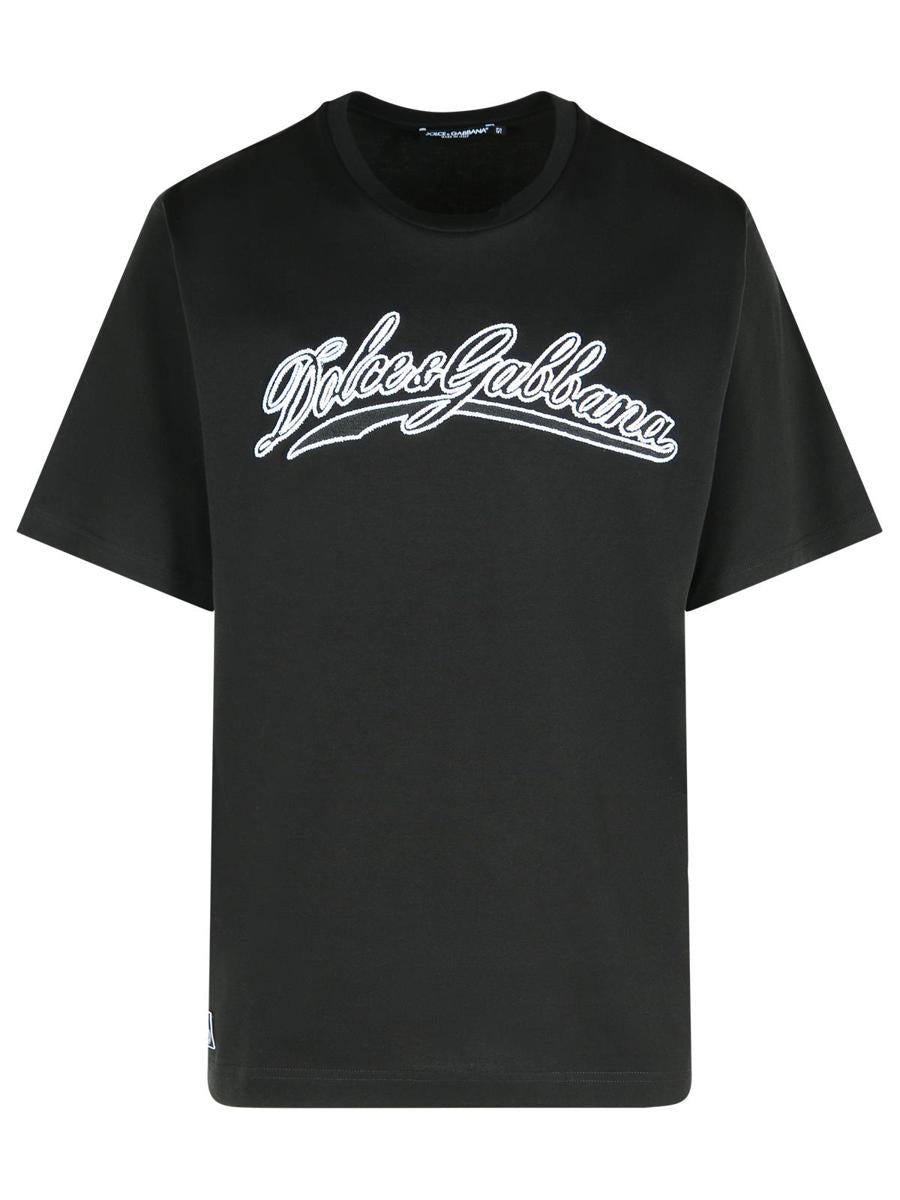 Dolce &amp; Gabbana svart bomulls-T-shirt