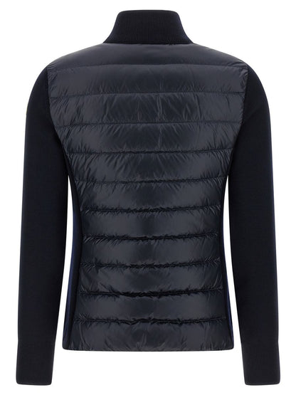 Moncler kofta i två material