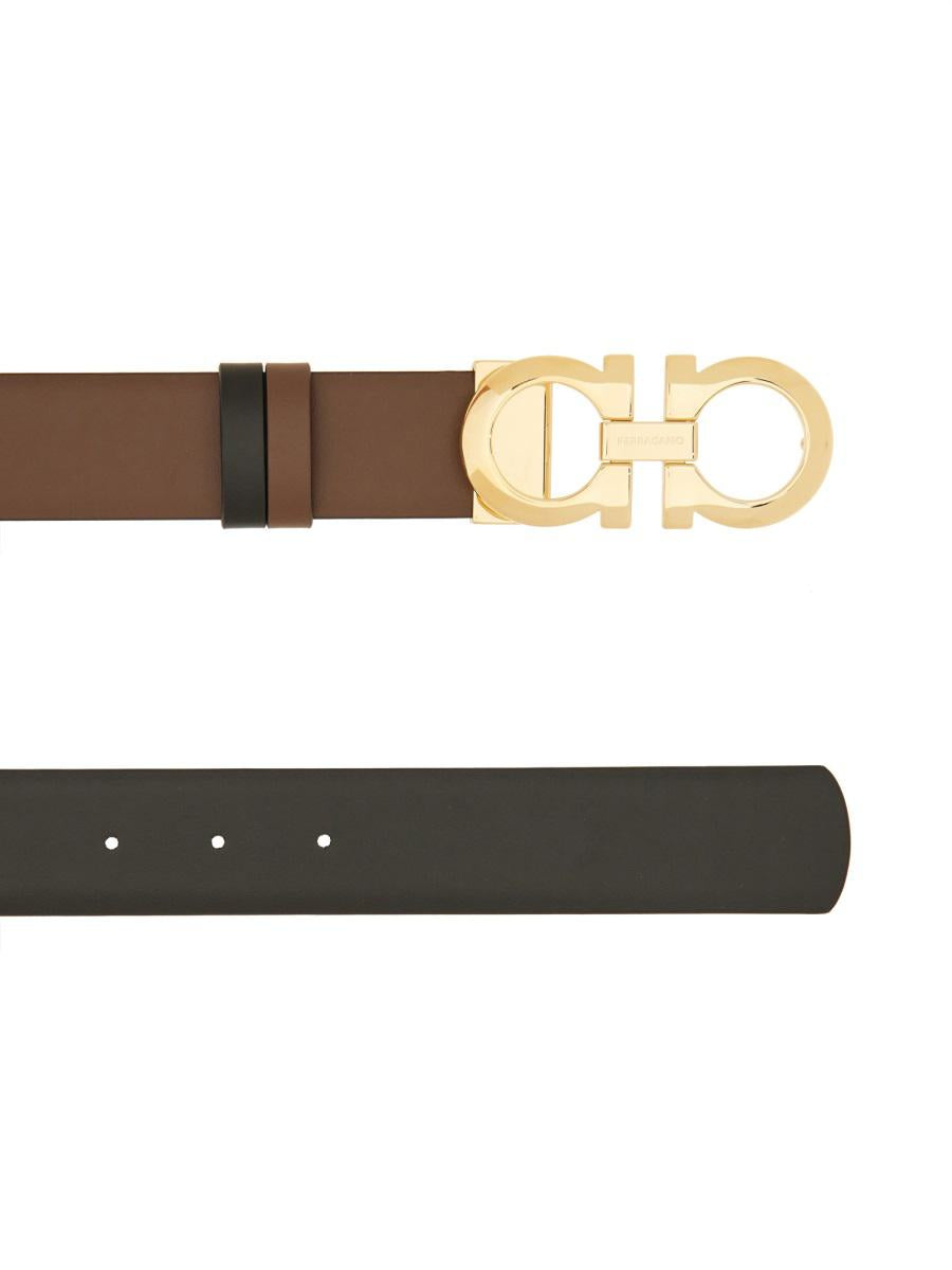 Salvatore Ferragamo Dpp - Vändbart "Hooks"-bälte