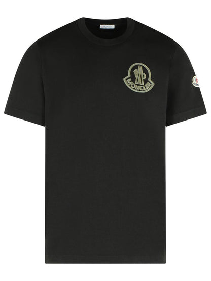 Moncler svart bomulls-T-shirt
