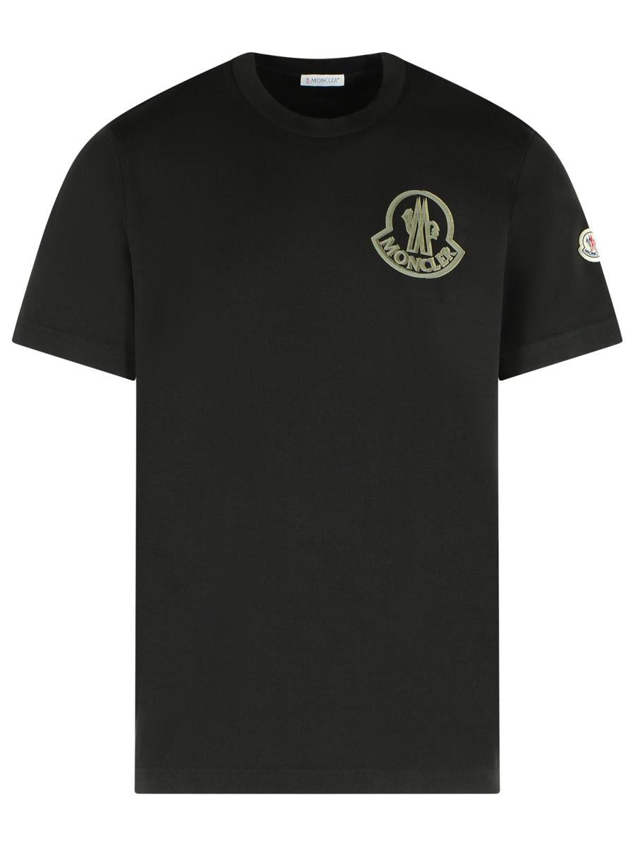Moncler svart bomulls-T-shirt