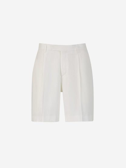 Lardini Linen Formella Bermuda Shorts