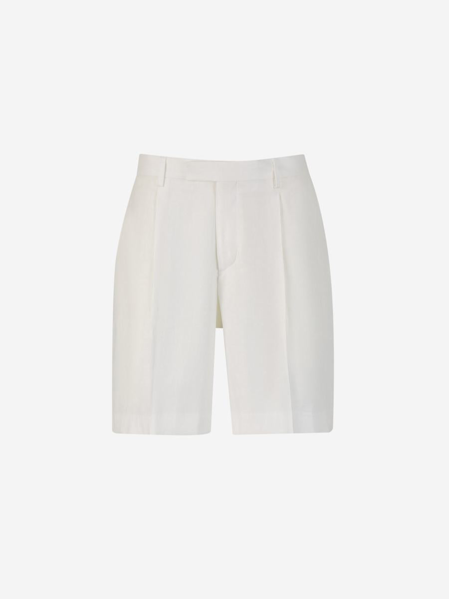 Lardini Linen Formella Bermuda Shorts