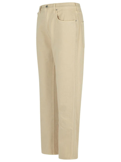 Burberry Cream Bomullsjeans