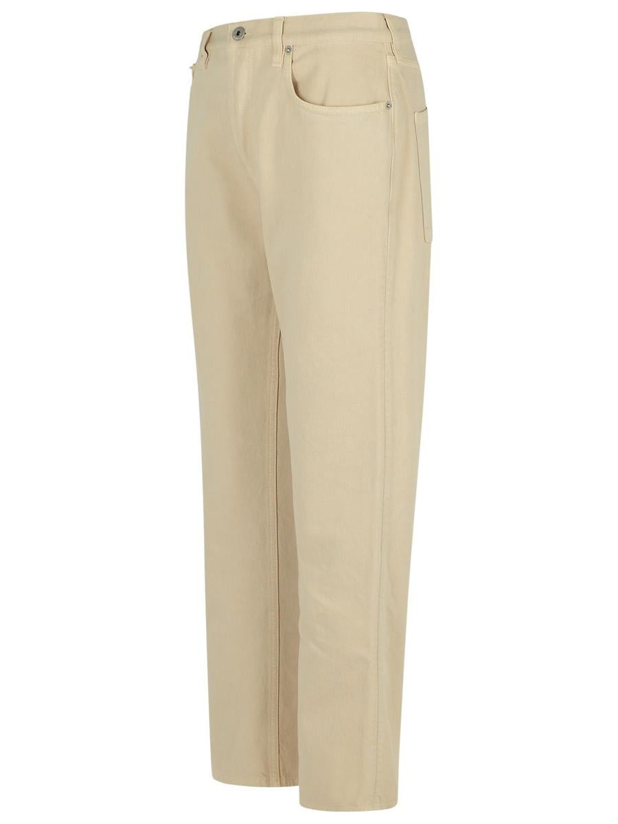 Burberry Cream Bomullsjeans