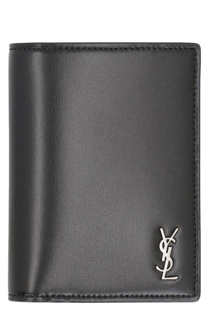 Saint Laurent Tiny Cassandre Läderkorthållare