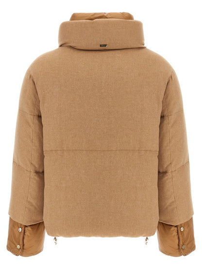 Herno Two-Material Pufferjacka