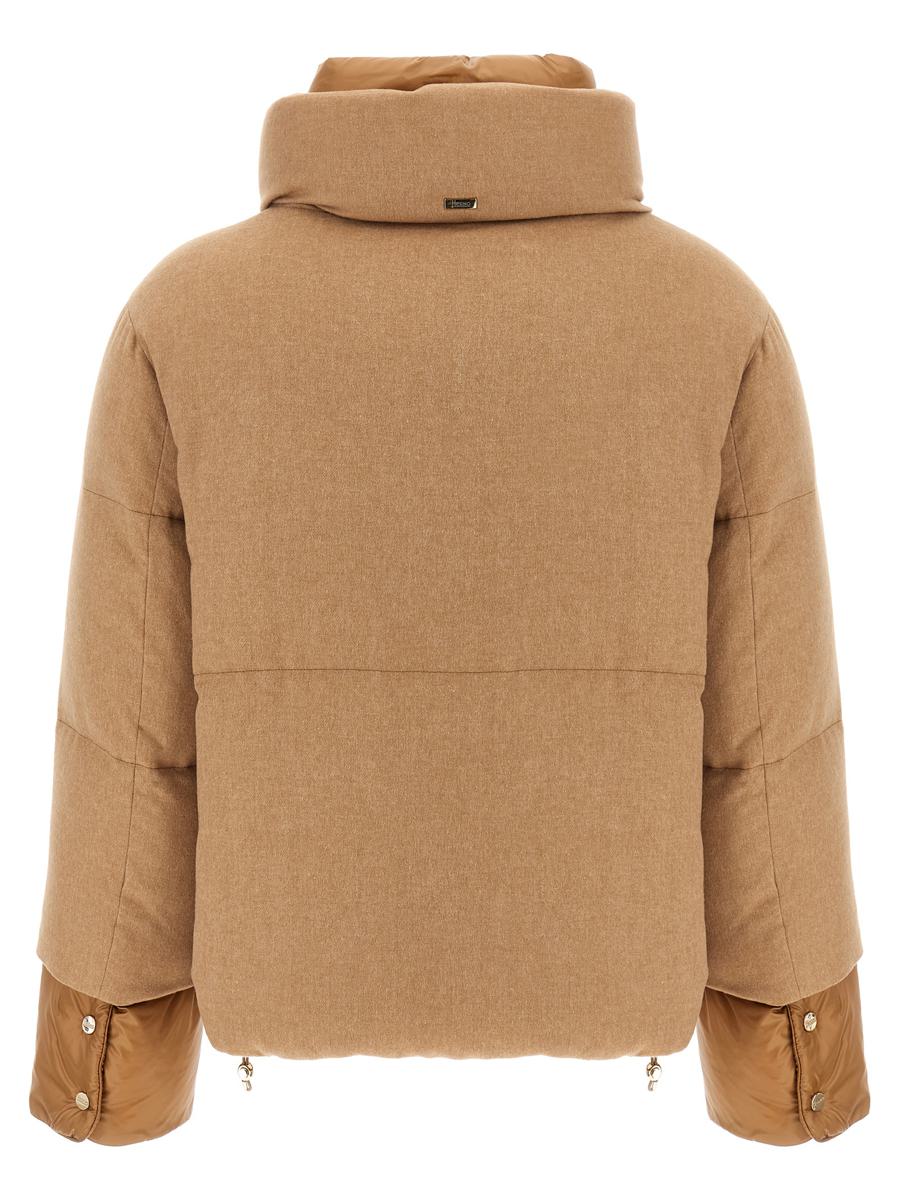 Herno Two-Material Pufferjacka