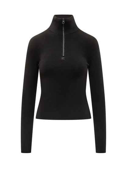 Courrèges Svart Courrèges Turtleneck-tröja