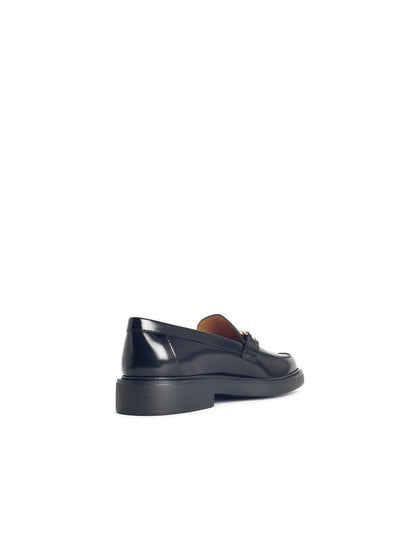 Tod's svarta läderloafers