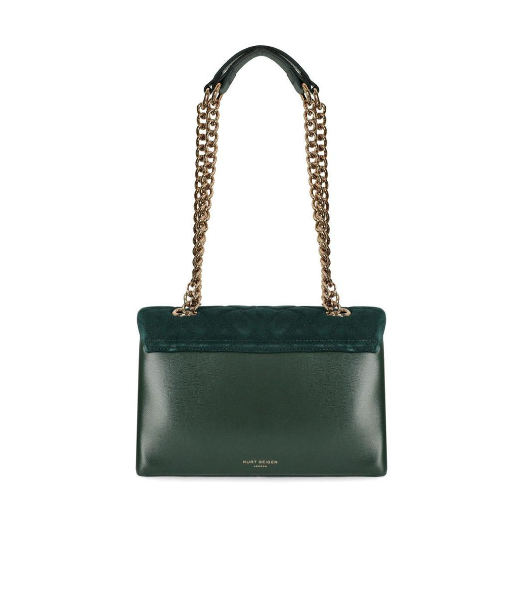 Kurt Geiger London Kensington Stor Grön Axelväska