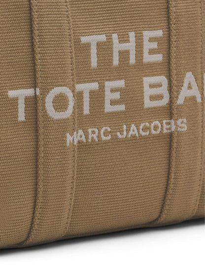 Marc Jacobs 'The Small Tote' brun bomullsväska