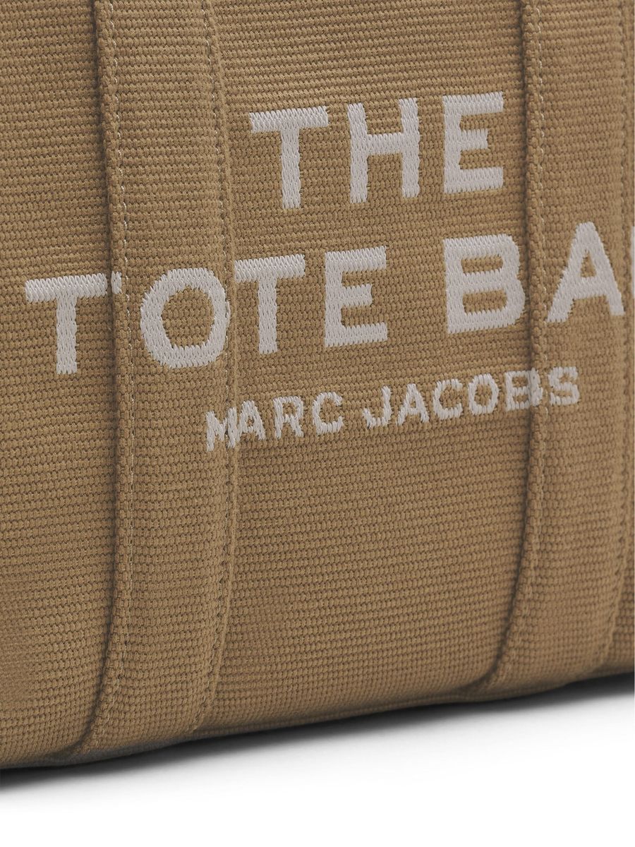 Marc Jacobs 'The Small Tote' brun bomullsväska