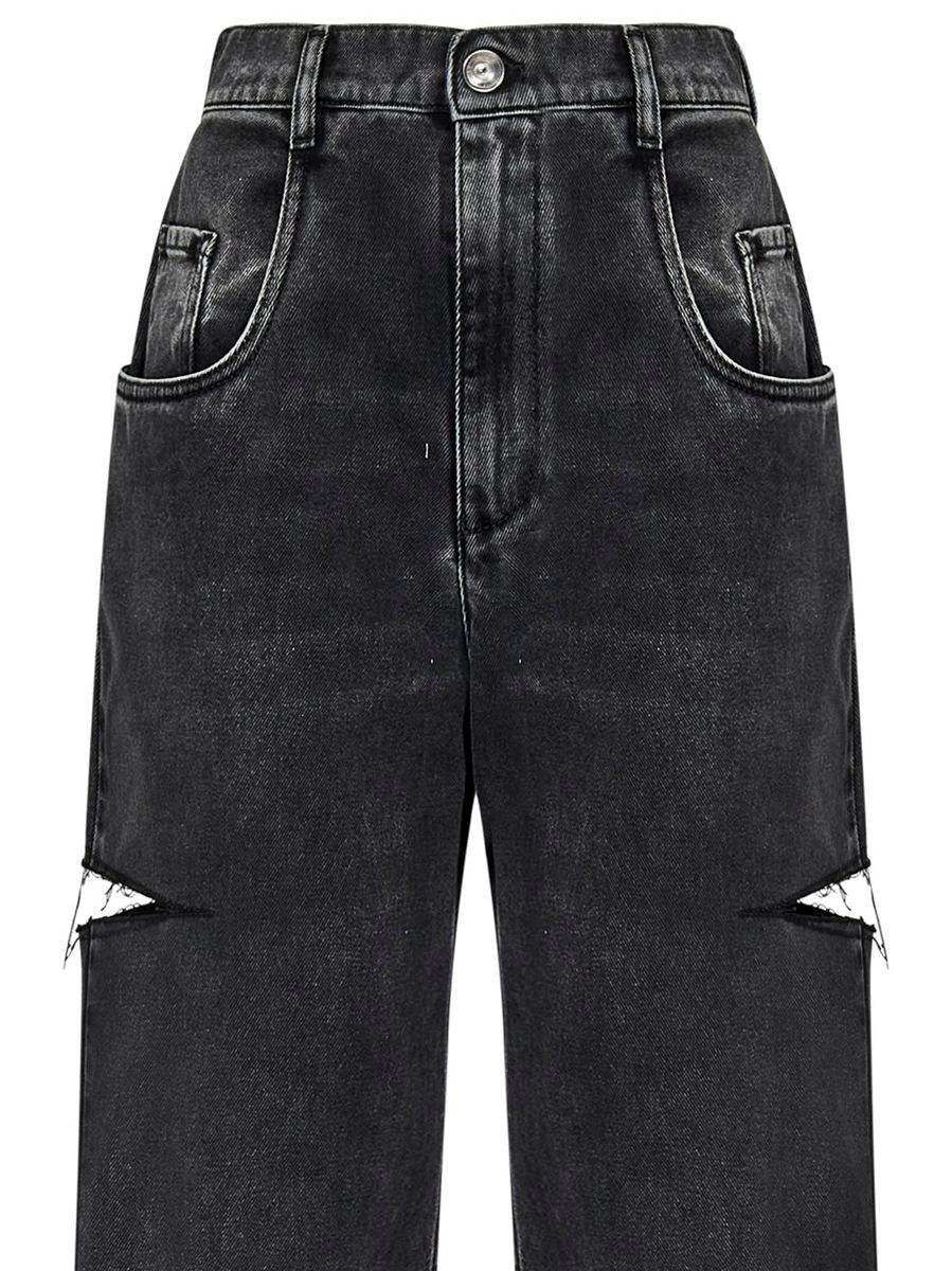 Maison Margiela Jeans med utskurna detaljer