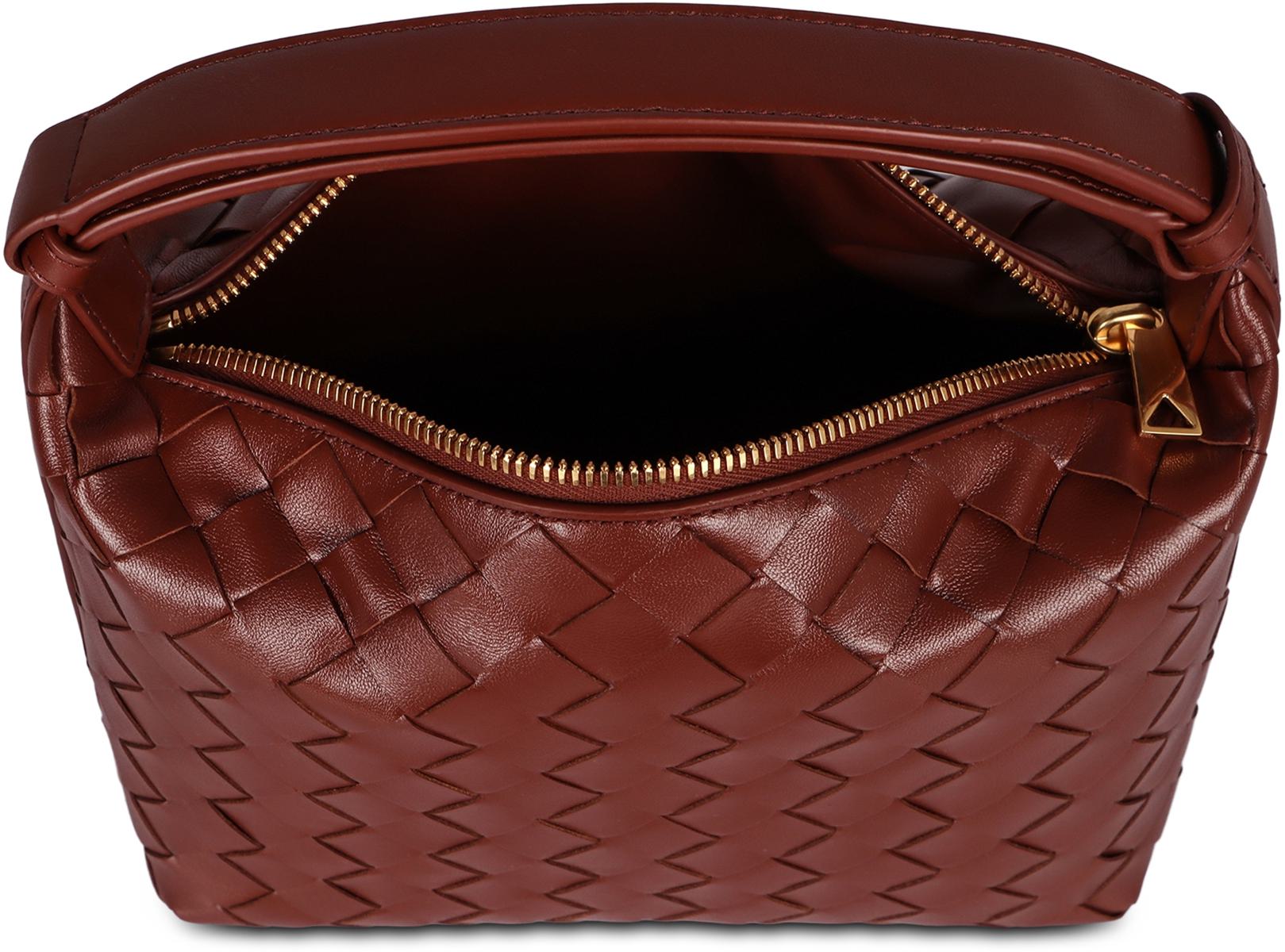 Bottega Veneta Mini Wallace Läderväska