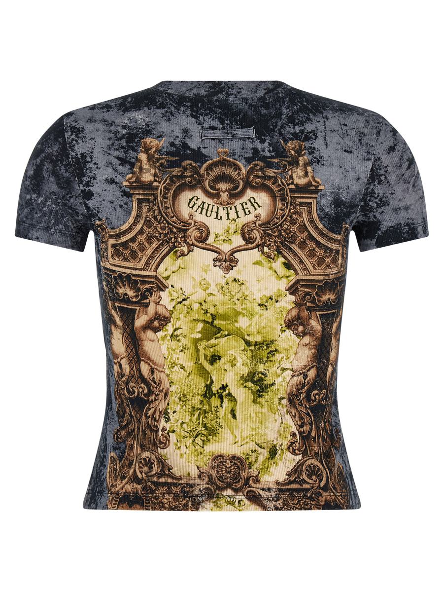 Jean Paul Gaultier 'The Blue Médaillon' T-shirt