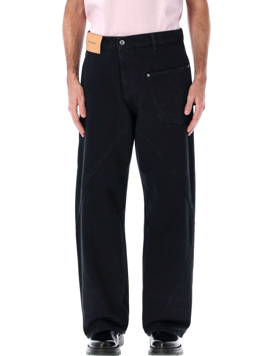 JW Anderson Bomull Twisted Workwear Denimbyxor