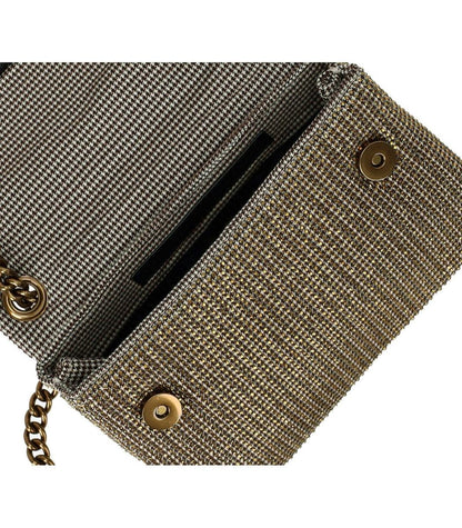 Kurt Geiger London Kensington Mini Guldfärgad Axelremsväska