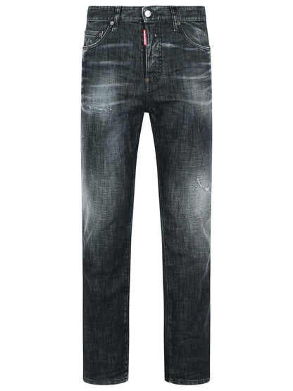 DSQUARED2 '642' Svarta bomullsjeans