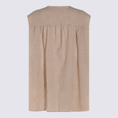 Fabiana Filippi Beige Linnetopp