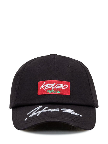 Kenzo Kenzo Svart Keps Med Patch
