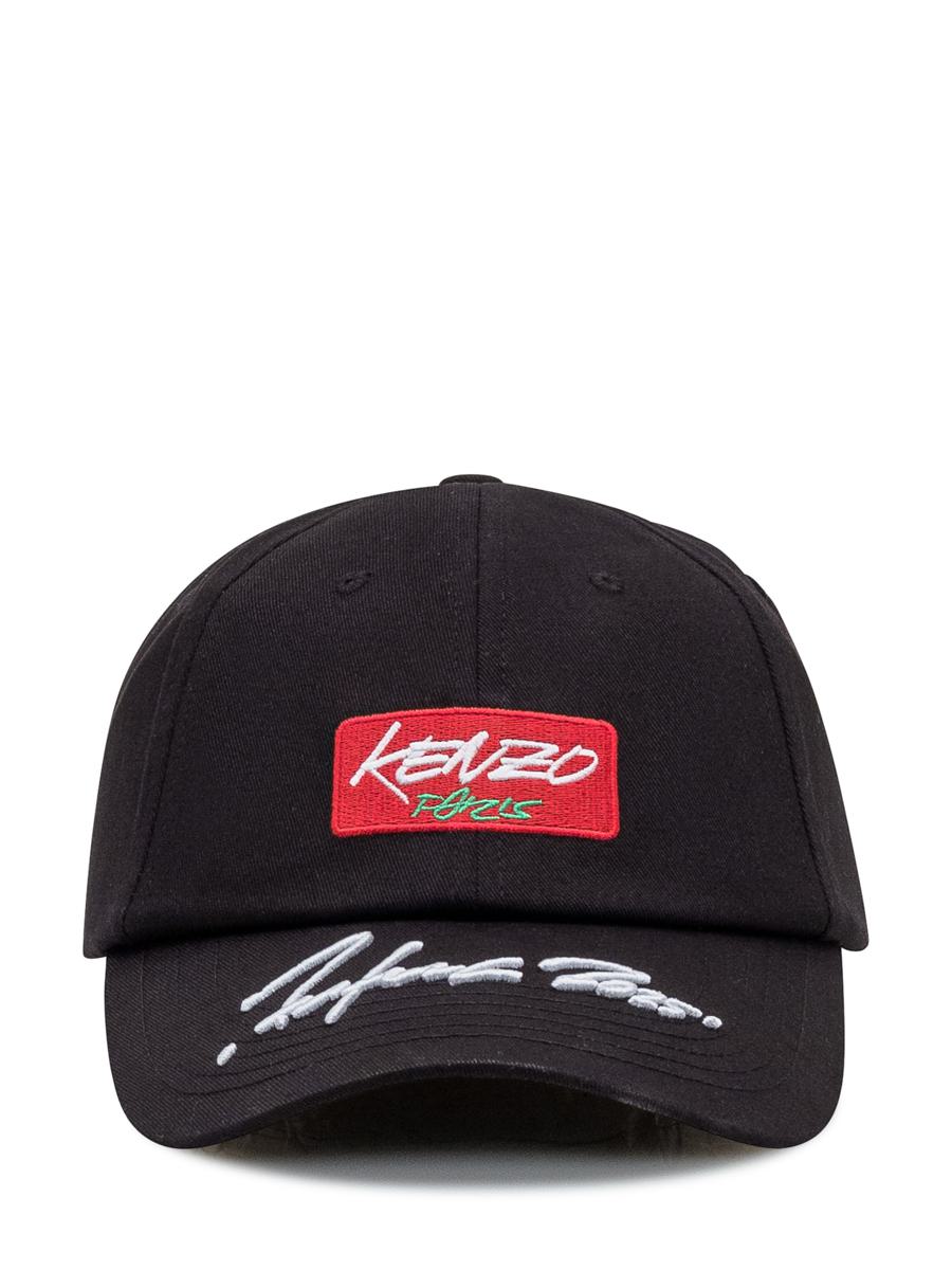 Kenzo Kenzo Svart Keps Med Patch