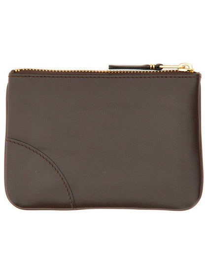 Comme Des Garçons Liten Clutch Med Dragkedja Unisex