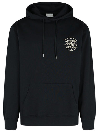 Drôle De Monsieur Black Cotton Hoodie