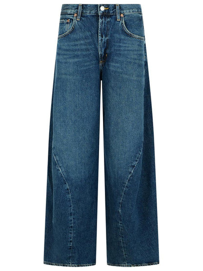 Agolde 'Twist' Blå Bomullsjeans