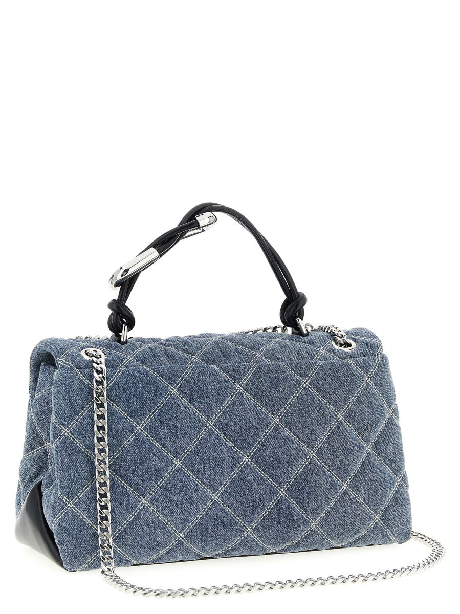 Marc Jacobs 'The Quilted Denim Dual' Mellanstor Axelväska