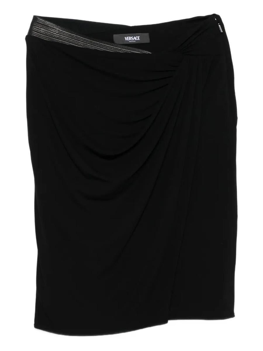 Versace Kjol Responsible Stretch Crepe Jersey Kläder