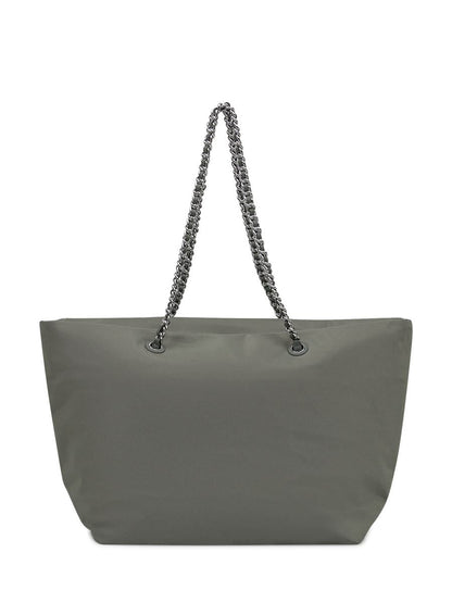 Tory Burch Grå Tory Burch Shopper Med Kedja